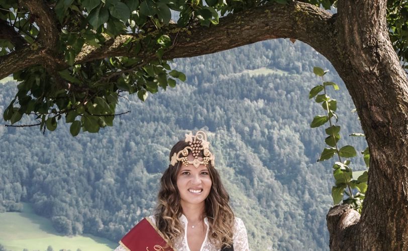 14th Törggele Queen 2019/2022 Katharina Mur from Barbian, Unteraichnerhof